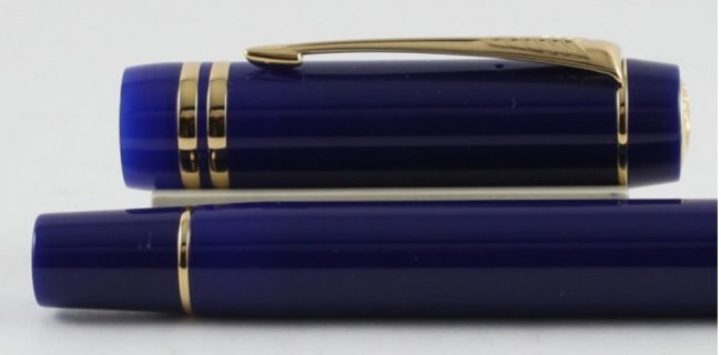 Ручка-роллер Parker Duofold Historical Colors International T74, Lapis Lasuli GT
