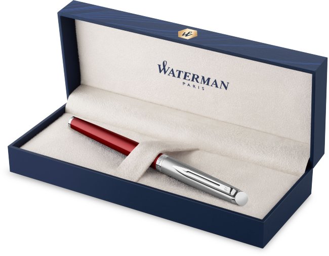 Ручка-роллер Waterman Hemisphere Entry Stainless Steel Red Ручка-роллер Waterman Hemisphere Entry Stainless Steel Red