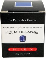 Чернила в банке Herbin, 30 мл, Eclat de saphir Синий сапфир