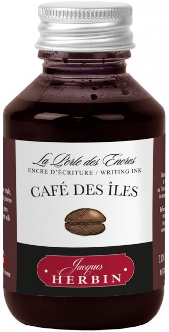 Чернила в банке Herbin, 100 мл, Café des iles Светло-коричневый Чернила в банке Herbin, 100 мл, Café des iles Светло-коричневый