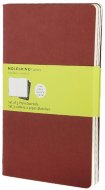 Блокнот Moleskine CAHIER JOURNAL LARGE, нелинованный, клюквенный (3шт)