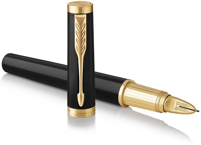 Ручка 5й пишущий узел Parker Ingenuity L F500, LaqBlack GT Ручка 5й пишущий узел Parker Ingenuity L F500, LaqBlack GT