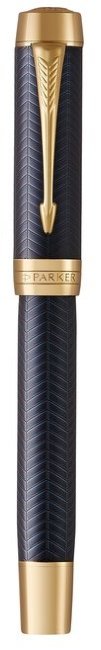 Перьевая ручка Parker Duofold F307 Prestige Centennial Blue Chevron GT  Перьевая ручка Parker Duofold F307 Prestige Centennial Blue Chevron GT
