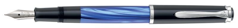 Перьевая ручка Pelikan Elegance Classic M205 Blue-Marbled CT