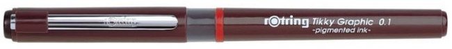 Ручка капиллярная Rotring Tikky Graphic 1904750 0.1мм, черные чернила Ручка капиллярная Rotring Tikky Graphic 1904750 0.1мм, черные чернила