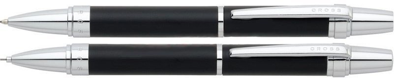 Набор Cross Nile: шариковая ручка и механический карандаш 0.7 мм, Satin Black