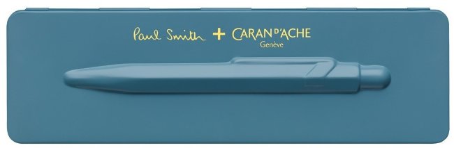Ручка шариковая Carandache Office 849 Paul Smith Edition 3 Petrol Blue M
