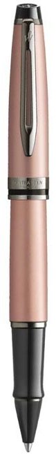 Ручка роллер Waterman Expert DeLuxe Metallic Rose Gold RT F черные чернила