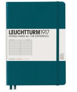 Записная книжка Leuchtturm A5 (в линейку), 251 стр., твердая обложка, тихоокеански-зеленая