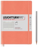 Записная книжка Leuchtturm А5 (в клетку, 123 стр., мягкая обложка, персиковая