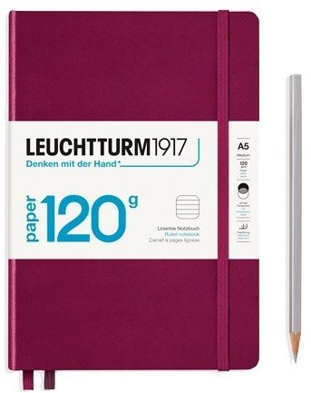 Блокнот Leuchtturm Edition А5 (в линейку), 203 стр., твердая обложка, винный Блокнот Leuchtturm Edition А5 (в линейку), 203 стр., твердая обложка, винный