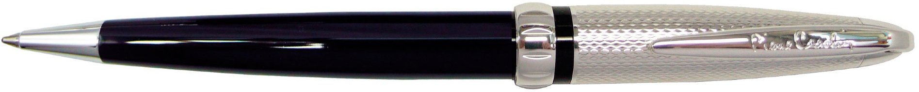 Шариковая ручка Pierre Cardin Espace черный лак, никель