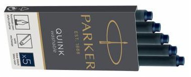 Картридж Parker Quink Ink Z11 чернила для ручек перьевых, сине-черные (5шт)