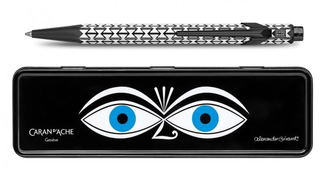 Ручка шариковая Caran d'Ache Office 849 Alexander Girard Black, подарочная коробка Ручка шариковая Caran d'Ache Office 849 Alexander Girard Black, подарочная коробка