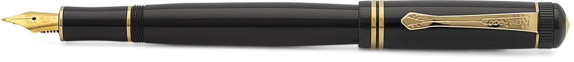 Ручка перьевая DIA2 EF 0.5мм черный корпус с золотистыми вставками