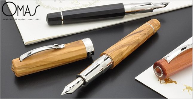 Ручка перьевая Omas Milord Wood Olive Ручка перьевая Omas Milord Wood Olive