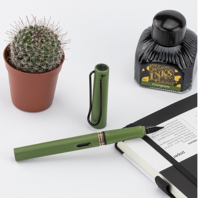 Перьевая ручка Lamy Safari Savannah Green Special Edition 2021 Перьевая ручка Lamy Safari Savannah Green Special Edition 2021