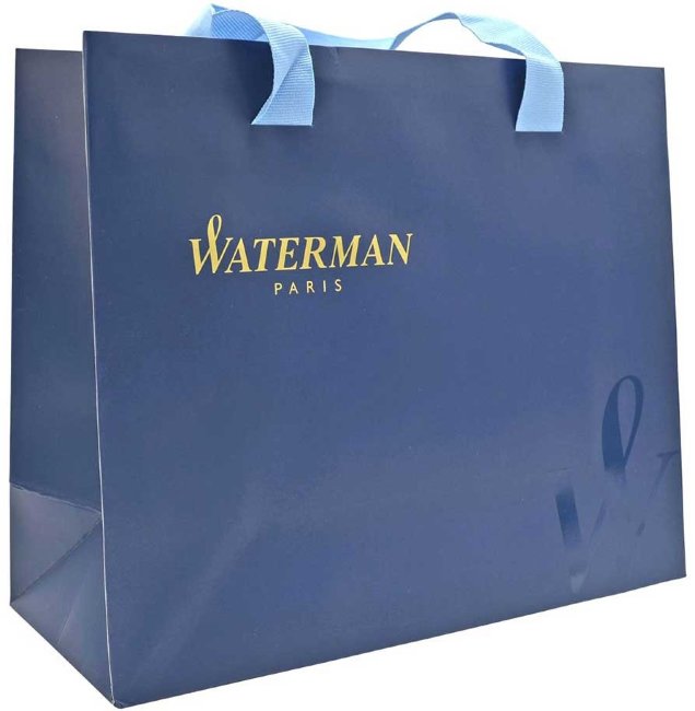 Ручка шариковая Waterman Expert DeLuxe Metallic Black RT M синие чернила Ручка шариковая Waterman Expert DeLuxe Metallic Black RT M синие чернила
