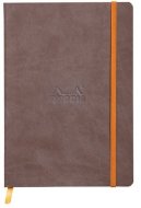 Записная книжка Rhodiarama в мягкой обложке, A5, точка, 90 г, Chocolate шоколад