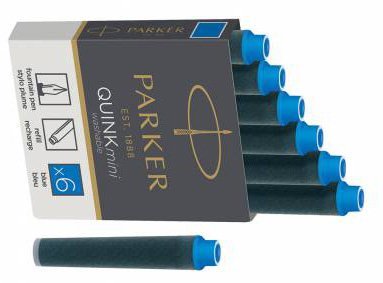 Картридж Parker Quink Ink Z17 MINI чернила для ручек перьевых, синий (6шт) Картридж Parker Quink Ink Z17 MINI чернила для ручек перьевых, синий (6шт)