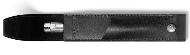 Футляр кожаный для ручки Caran d'Ache Haute Maroquinerie, черный