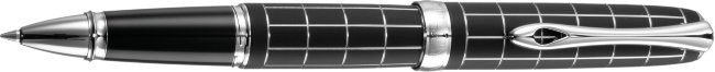 Ручка-роллер Diplomat Excellence A Plus Rhomb Guilloche Lapis Black