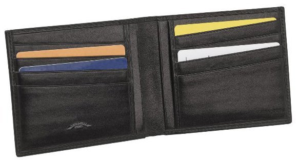 Портмоне Visconti горизонтальное, 8 отделений, черный Портмоне Visconti горизонтальное, 8 отделений, черный