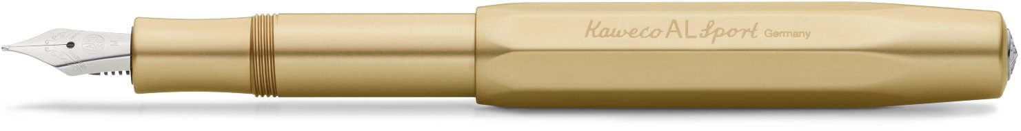 Ручка перьевая AL Sport Gold Edition алюминиевый корпус в подарочном футляре