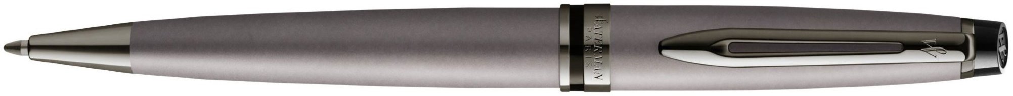 Ручка шариковая Waterman Expert DeLuxe Metallic Silver RT M синие чернила