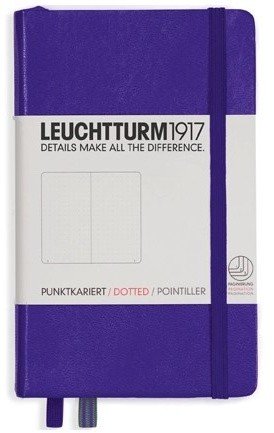 Записная книжка Leuchtturm A6 (в точку), 187 стр., твердая обложка, пурпурная Записная книжка Leuchtturm A6 (в точку), 187 стр., твердая обложка, пурпурная