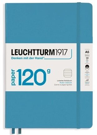 Блокнот Leuchtturm Edition А5 (в линейку), 203 стр., твердая обложка, нордический синий Блокнот Leuchtturm Edition А5 (в линейку), 203 стр., твердая обложка, нордический синий