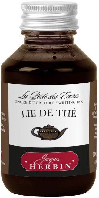 Чернила в банке Herbin, 100 мл, Lie de thé Темно-коричневый Чернила в банке Herbin, 100 мл, Lie de thé Темно-коричневый