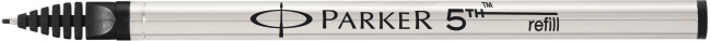 Стержень для ручки 5й пишущий узел Parker черный, тонкий Стержень для ручки 5й пишущий узел Parker черный, тонкий