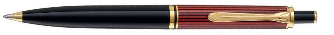 Ручка шариковая Pelikan Souveraen K 400, черный красный, подарочная коробка