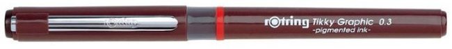 Ручка капиллярная Rotring Tikky Graphic 1904753 0.3мм, черные чернила Ручка капиллярная Rotring Tikky Graphic 1904753 0.3мм, черные чернила