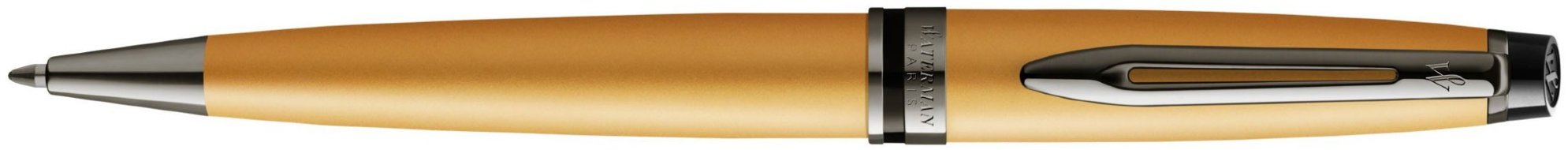 Ручка шариковая Waterman Expert DeLuxe Metallic Gold RT M синие чернила