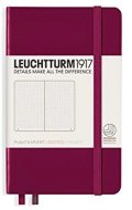 Записная книжка Leuchtturm A6 (в точку), 187 стр., твердая обложка, винная