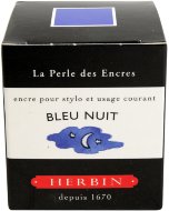 Чернила в банке Herbin, 30 мл, Bleu nuit Темно-синий
