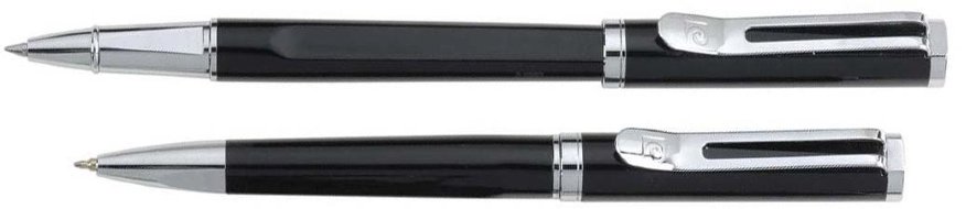 Набор: ручка шариковая и роллер Pierre Cardin Pen and Pen, черный