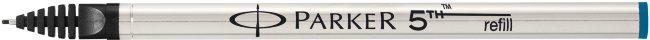 Стержень для ручки 5й пишущий узел Parker синий, тонкий Стержень для ручки 5й пишущий узел Parker синий, тонкий