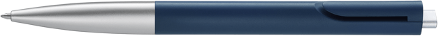 Шариковая ручка Lamy noto, синий, серебристый Шариковая ручка Lamy noto, синий, серебристый