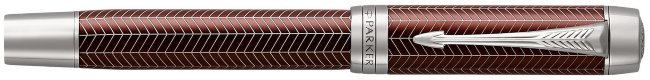 Ручка-роллер Parker Duofold Prestige T307, Burgundy Chevron CT Ручка-роллер Parker Duofold Prestige T307, Burgundy Chevron CT