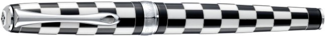 Ручка-роллер Diplomat Excellence A Rome Black White