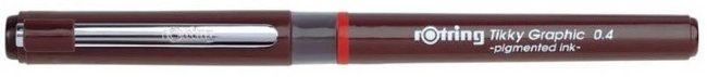 Ручка капиллярная Rotring Tikky Graphic 1904754 0.4мм, черные чернила Ручка капиллярная Rotring Tikky Graphic 1904754 0.4мм, черные чернила