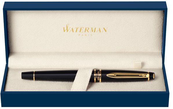 Ручка-роллер Waterman Expert 3 DeLuxe, Black CT Ручка-роллер Waterman Expert 3 DeLuxe, Black CT