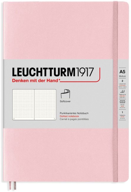 Записная книжка Leuchtturm А5 (в точку), 123 стр., мягкая обложка, розовая Записная книжка Leuchtturm А5 (в точку), 123 стр., мягкая обложка, розовая