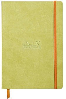Записная книжка Rhodiarama в мягкой обложке, A5, точка, 90 г, Anise салатовый Записная книжка Rhodiarama в мягкой обложке, A5, точка, 90 г, Anise салатовый