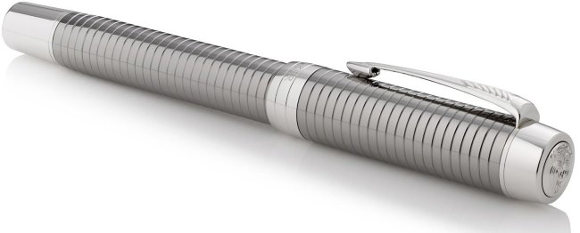 Ручка-роллер Parker Duofold T308 Prestige, Ruthenium Chiselled CT Ручка-роллер Parker Duofold T308 Prestige, Ruthenium Chiselled CT