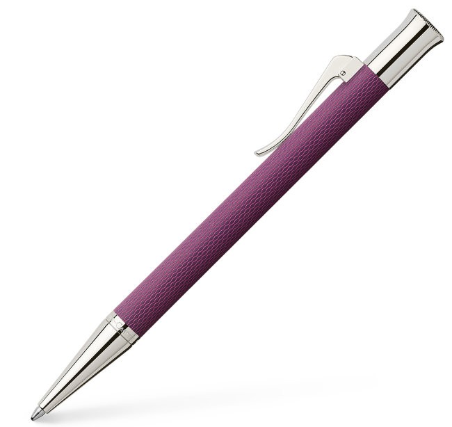 Шариковая ручка Graf von Faber-Castell Guillloche, фиолетовый Шариковая ручка Graf von Faber-Castell Guillloche, фиолетовый