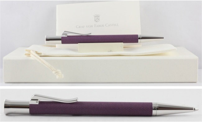 Шариковая ручка Graf von Faber-Castell Guillloche, фиолетовый Шариковая ручка Graf von Faber-Castell Guillloche, фиолетовый